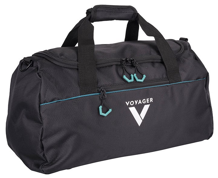 Voyager Trek Carry-On Duffel | Black - iBags - Luggage & Leather Bags