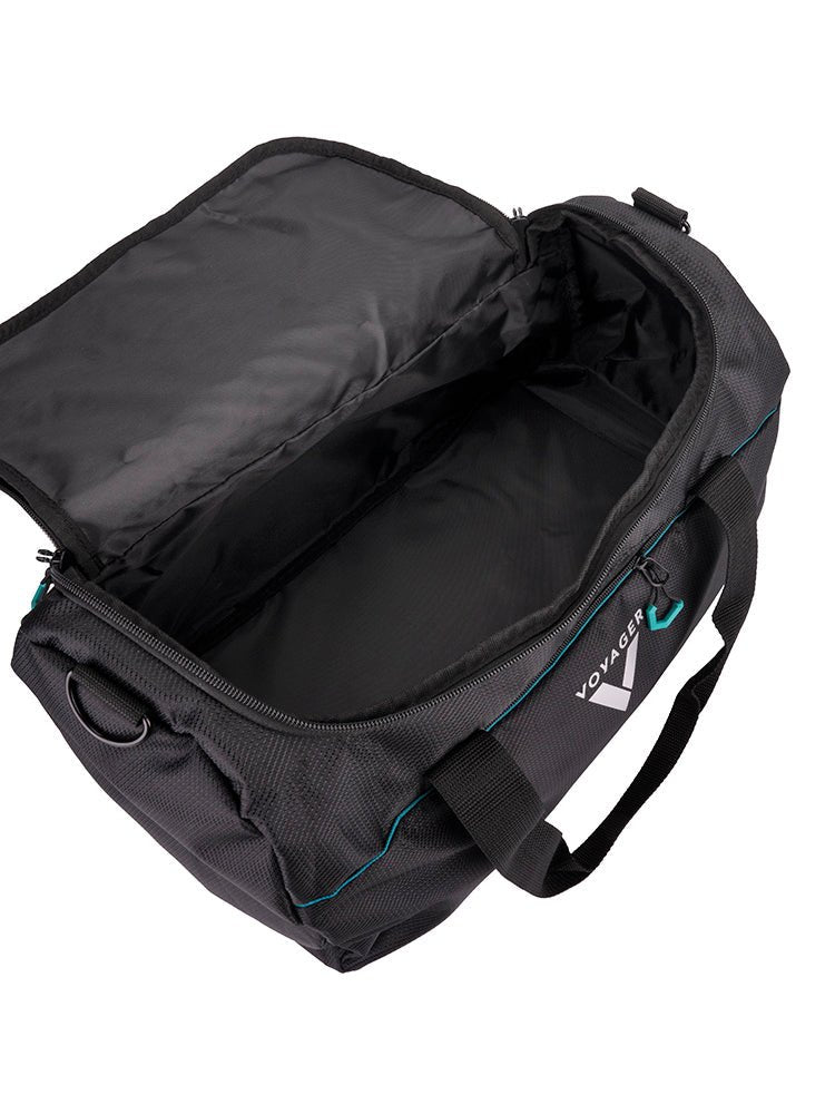 Voyager Trek Carry-On Duffel | Black - iBags - Luggage & Leather Bags