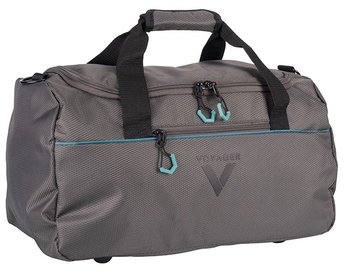 Voyager Trek Carry-On Duffel | Granite - iBags - Luggage & Leather Bags