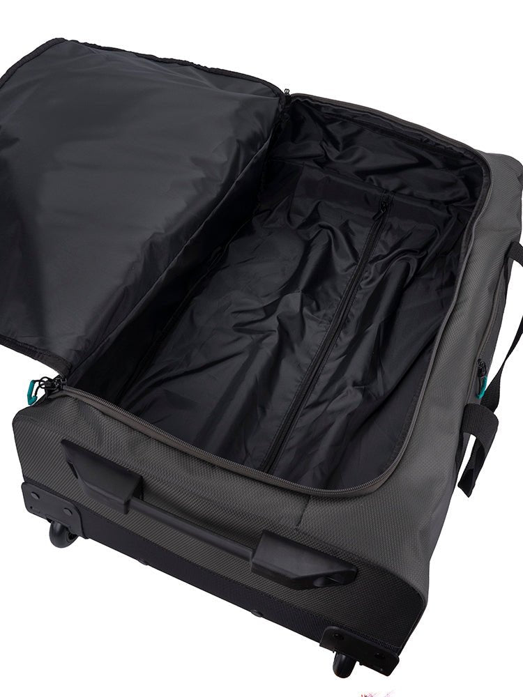 Voyager Trek Large 2-Wheel Trolley Duffel | Granite - iBags - Luggage & Leather Bags