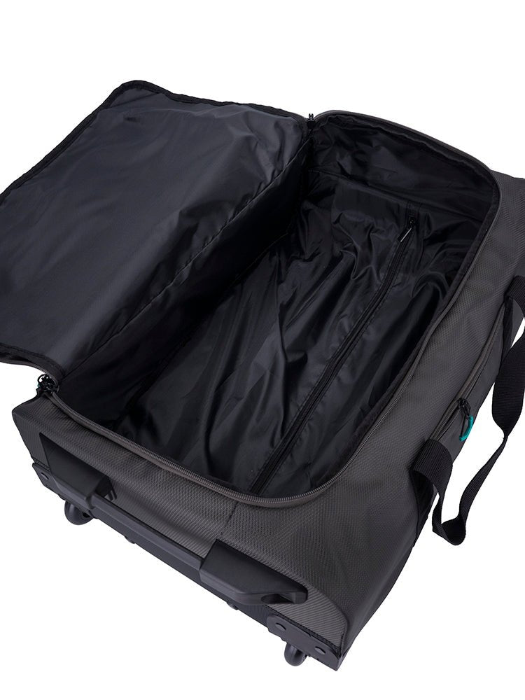 Voyager Trek Medium 2-Wheel Trolley Duffel | Granite - iBags - Luggage & Leather Bags