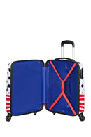American Tourister Disney Legends 55cm Alfatwist Cabin Spinner | Mickey Blue Dot - iBags - Luggage & Leather Bags