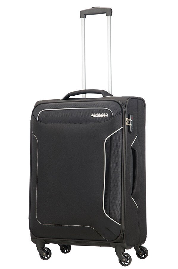 American Tourister Holiday Heat 67cm Spinner | Black - iBags - Luggage & Leather Bags