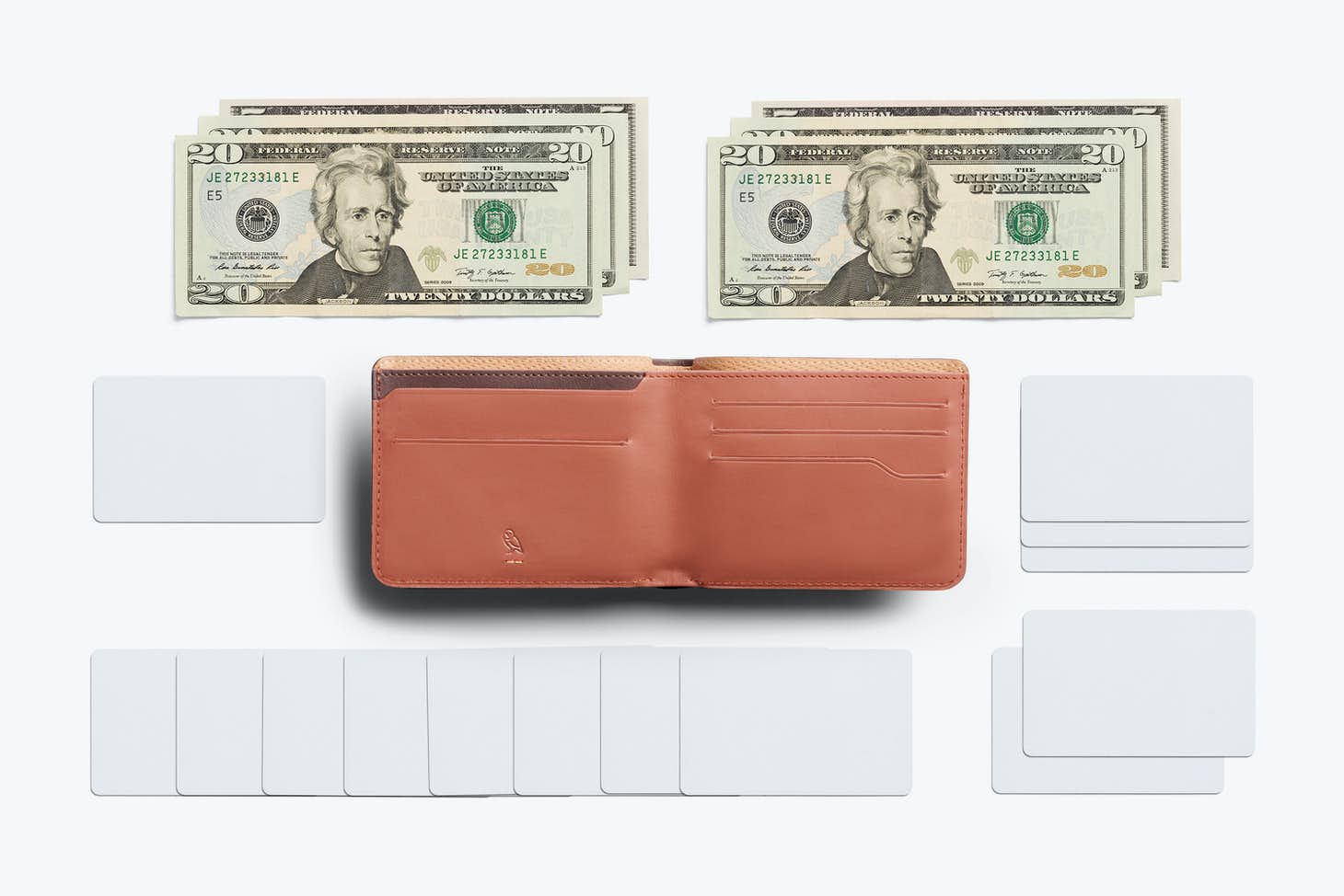 Bellroy Hide & Seek Premium Edition Wallet | Aragon (DriTan™ Leather) - iBags - Luggage & Leather Bags