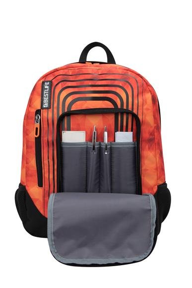 Bestlife Casual Backpack | Orange - iBags.co.za
