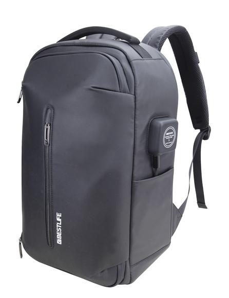 Bestlife Oden X Anti Microbial Backpack | Black - iBags.co.za