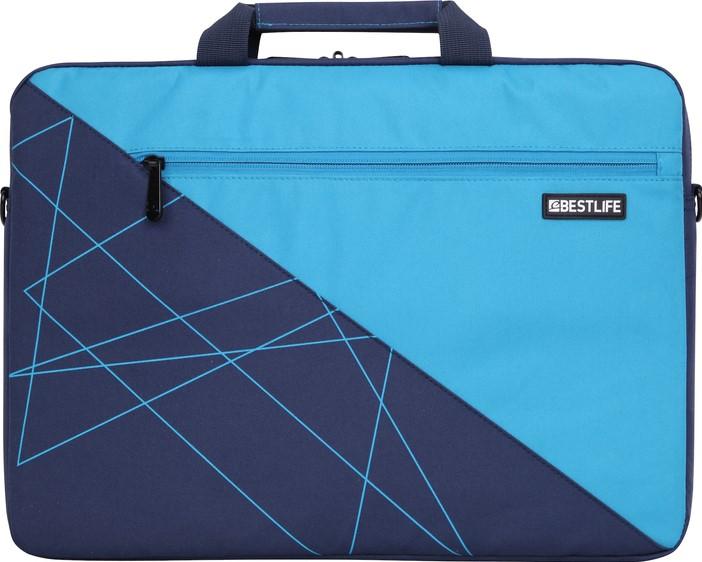 Bestlife Summit Slimline Laptop Carrier for15.6" | Black/Blue - iBags.co.za