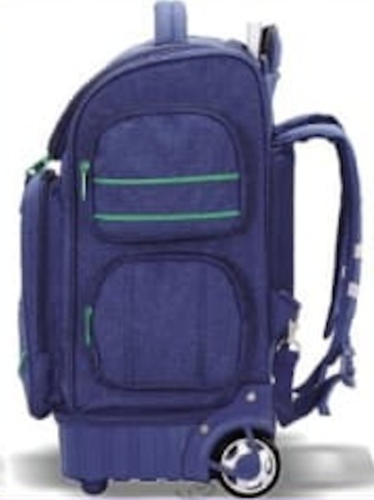 Boomerang X-Large 3 Division Trolley Backpack | Purple - iBags.co.za