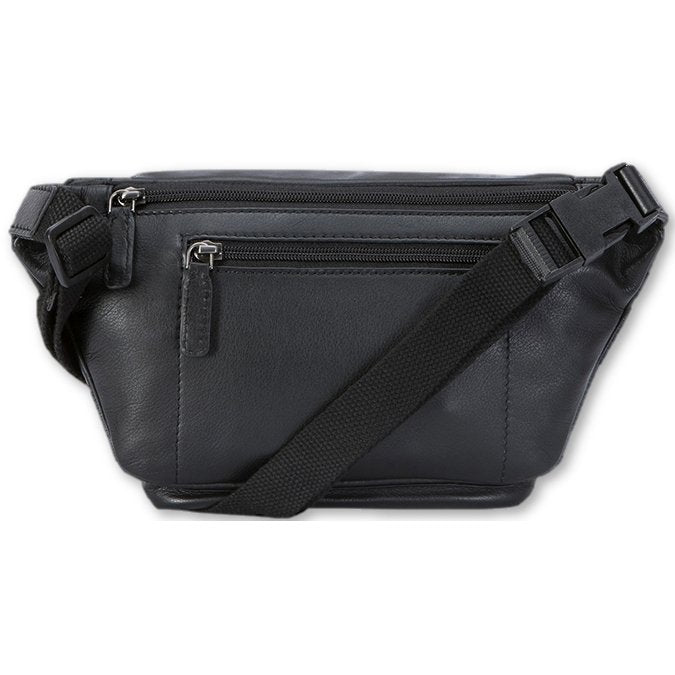 Brando Armstrong Leather Waist Bag Black - iBags.co.za