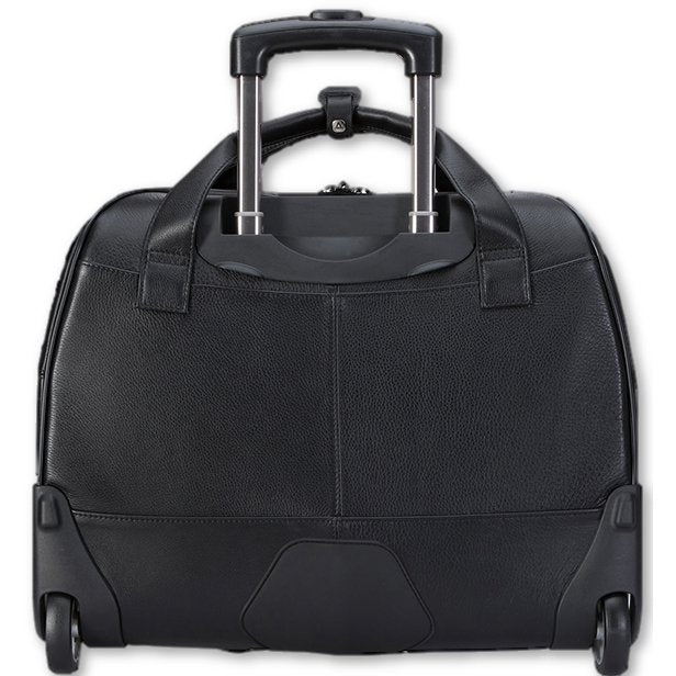 Brando Cassidy Leather 17" Laptop/Overnight Trolley Bag | Brown - iBags.co.za