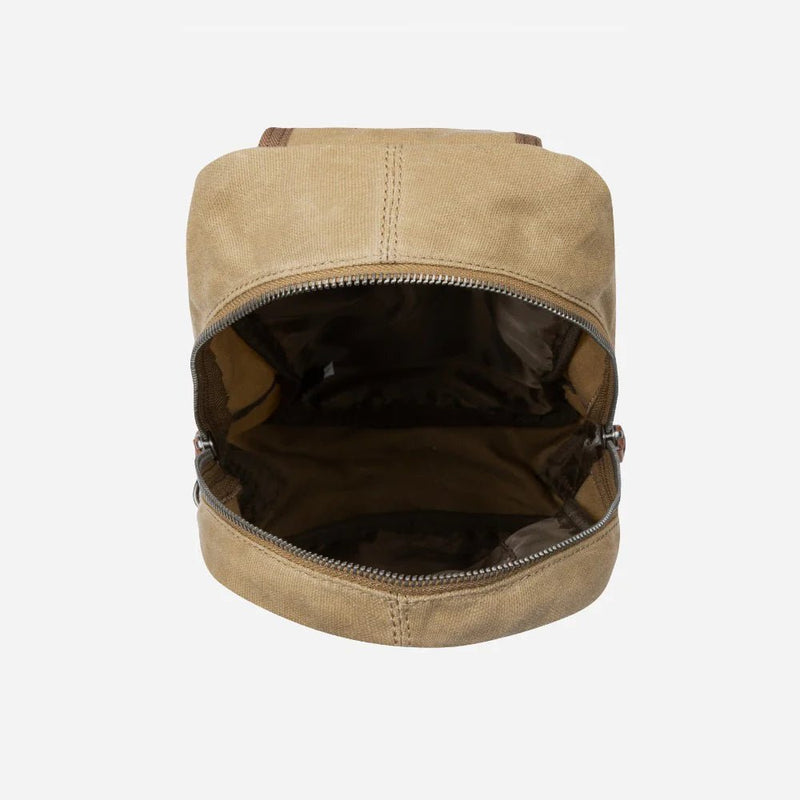Brando Duvall Crossbody Chest Bag | Khaki - iBags - Luggage & Leather Bags