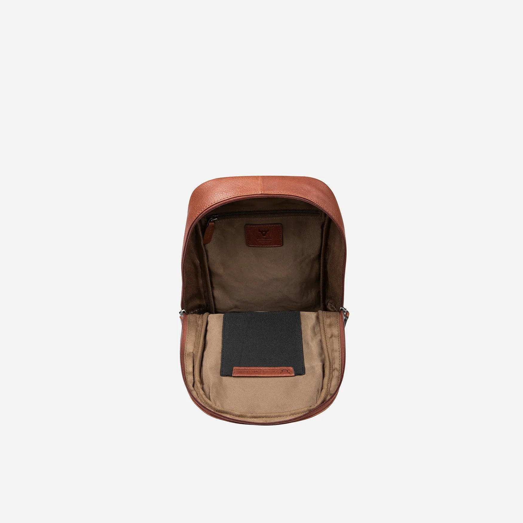Brando Kudu Leather Single Strap Backpack | Copper - iBags - Luggage & Leather Bags
