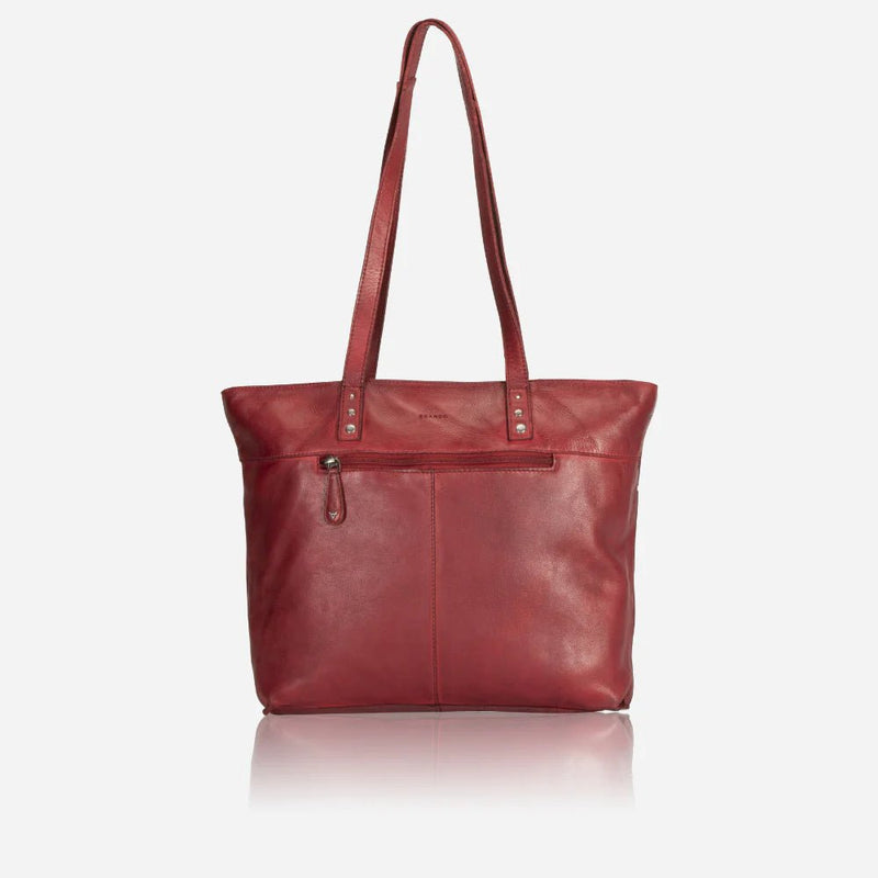 Brando Seymour Charlize Shopper | Red - iBags - Luggage & Leather Bags