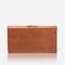 Brando Seymour Hepburn Purse With Flap | Cognac - iBags - Luggage & Leather Bags
