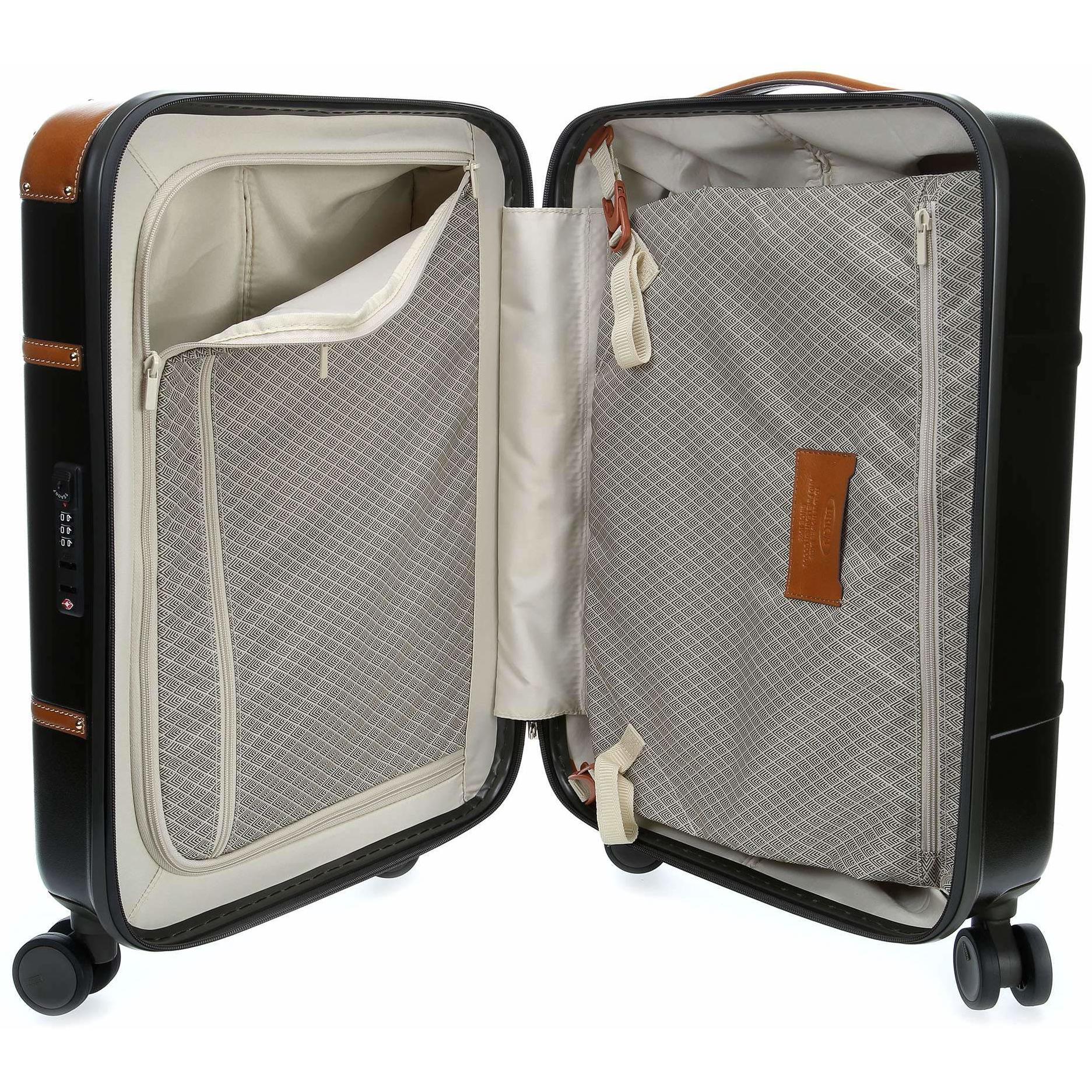 Bric's Bellagio 4-Wheels Trolley Olive-Green 55 cm - iBags.co.za