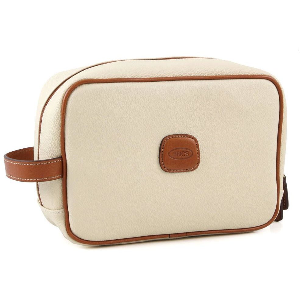 Bric's Firenze Toiletry Bag | Cream - iBags - Luggage & Leather Bags