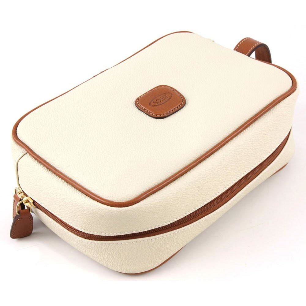 Bric's Firenze Toiletry Bag | Cream - iBags - Luggage & Leather Bags