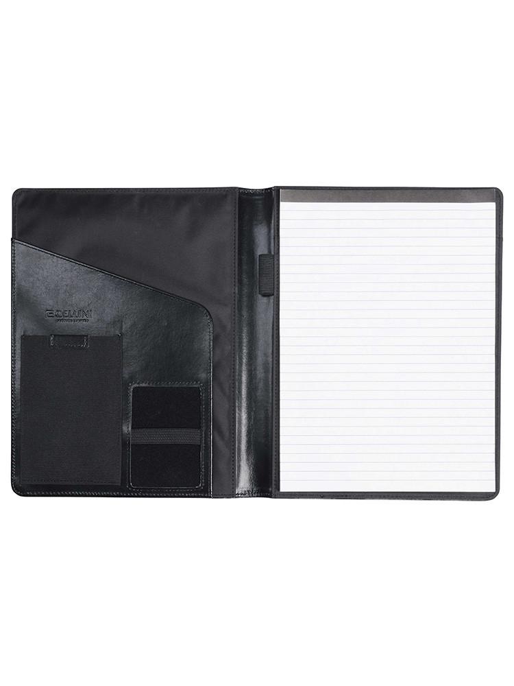 Cellini A4 Leather Folder | Black - iBags