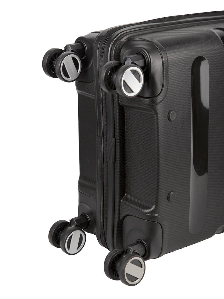 Cellini Cruze 550mm 4 Wheel Trolley Case | Black - iBags - Luggage & Leather Bags