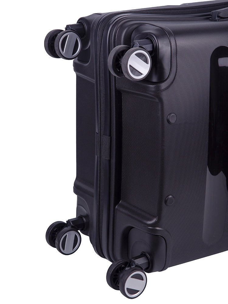Cellini Cruze 650mm 4 Wheel Trolley Case | Black - iBags - Luggage & Leather Bags