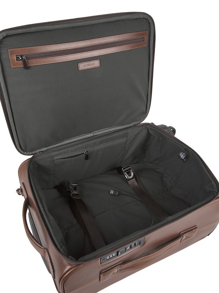 Cellini Infiniti Carry On Trolley Case | Brown - iBags - Luggage & Leather Bags