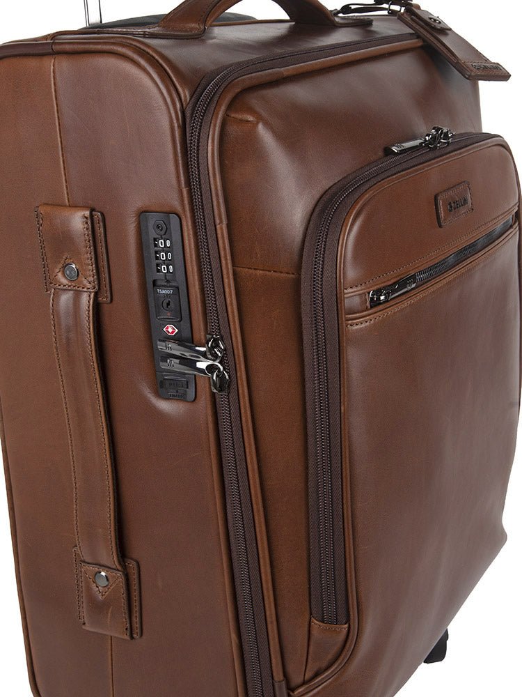 Cellini Infiniti Carry On Trolley Case | Brown - iBags - Luggage & Leather Bags