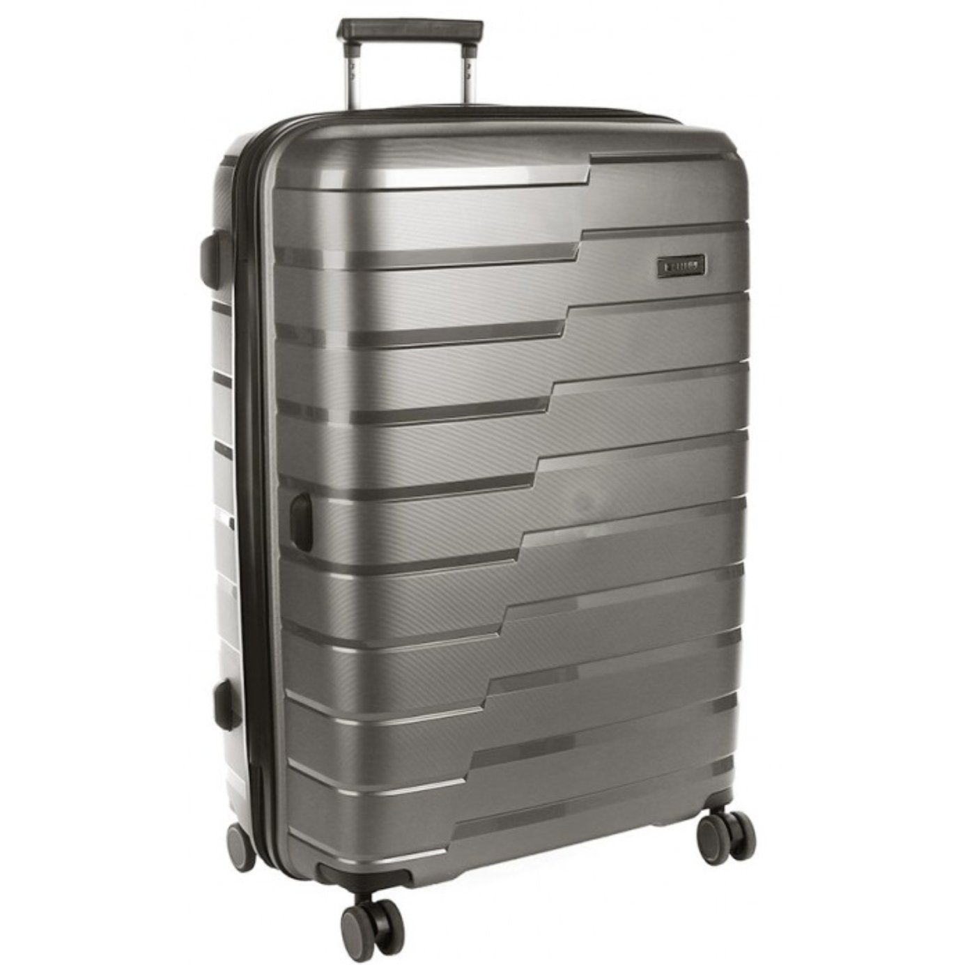 Cellini Microlite Hardshell 75cm Large Spinner Charcoal (3.68kg) - iBags - Luggage & Leather Bags