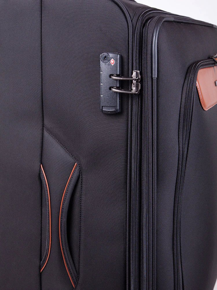 Cellini Monte Carlo 3 Piece Luggage Set | Black - iBags - Luggage & Leather Bags