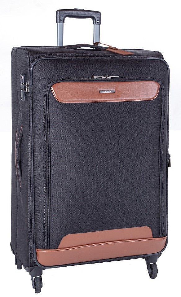 Cellini Monte Carlo 770mm 4 Wheel Trolley Case | Black - iBags - Luggage & Leather Bags