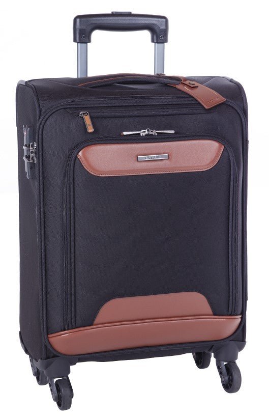 Cellini Monte Carlo Trolley Carry On | Black - iBags - Luggage & Leather Bags