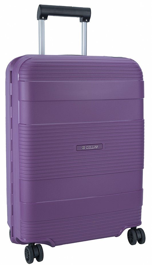 Cellini Safetech 4 Wheel Carry On Trolley | Blue - iBags - Luggage & Leather Bags