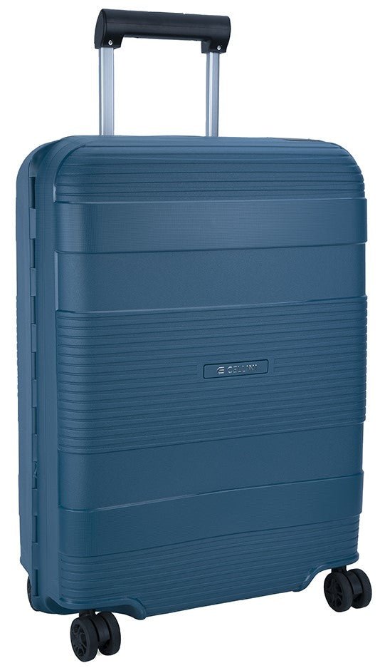 Cellini Safetech 4 Wheel Carry On Trolley | Blue - iBags - Luggage & Leather Bags