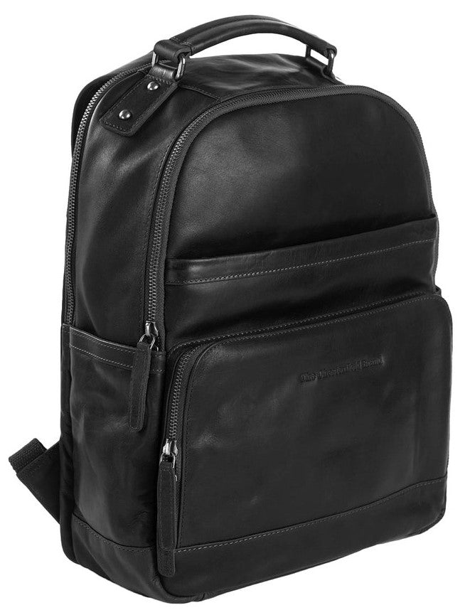 Chesterfield Austin Leather Backpack | Black - iBags - Luggage & Leather Bags