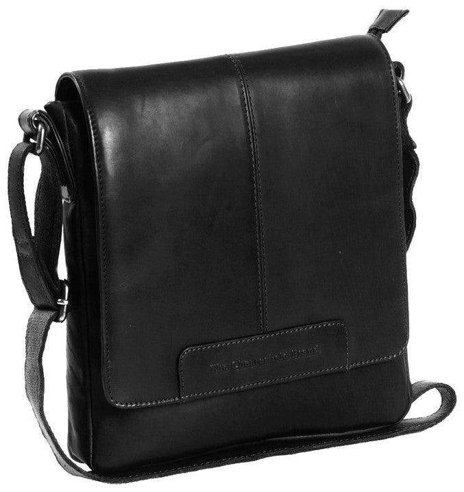 Chesterfield Bodin Leather Shoulder Bag | Black - iBags - Luggage & Leather Bags