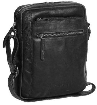 Chesterfield Shoulder Bag - Dessau | Black - iBags - Luggage & Leather Bags