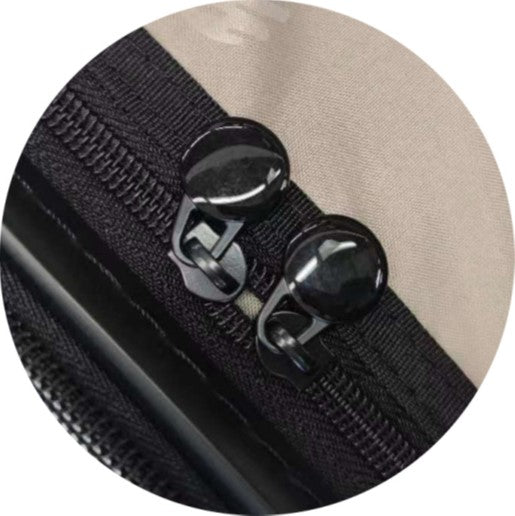 Dakar Desert 55cm Expandable Cabin Trolley Suitcase | Black - iBags - Luggage & Leather Bags