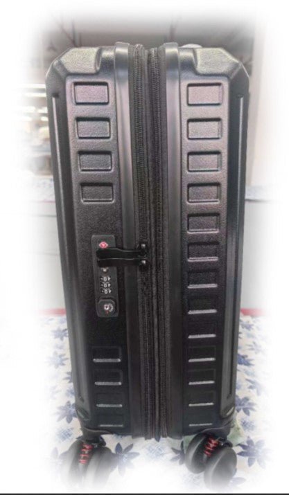 Dakar Desert Set of 3 Expandable Trolley Suitcases | Black - iBags - Luggage & Leather Bags