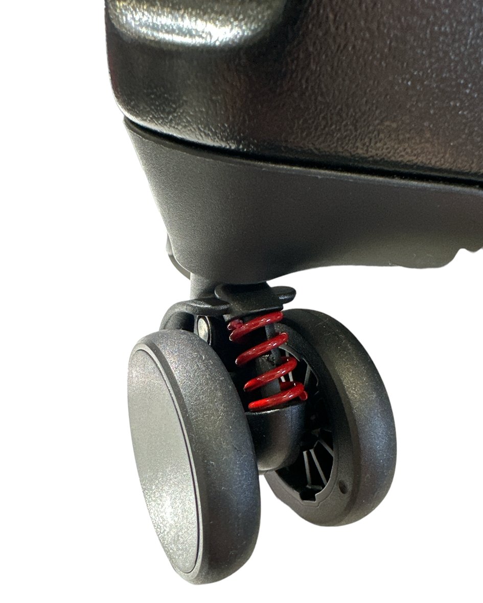 Dakar Desert Set of 3 Expandable Trolley Suitcases | Black - iBags - Luggage & Leather Bags