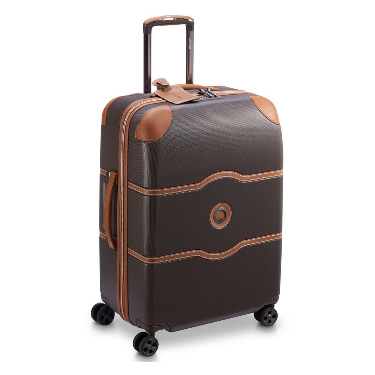 Delsey Chatelet Air 2.0 70cm 4DW Trolley Case | Brown - iBags - Luggage & Leather Bags