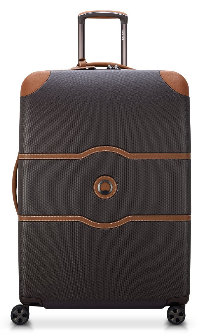 Delsey Chatelet Air 2.0 82cm 4DW Trolley Case | Brown - iBags - Luggage & Leather Bags