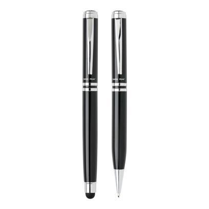 DUSCO SET - Swiss Peak Executive Pen Set - Black/Silver - iBags - Luggage, Leather Laptop Bags, Backpacks - South Africa