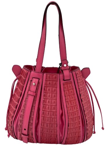 Fern Hornback Leather Handbag Pink - iBags.co.za