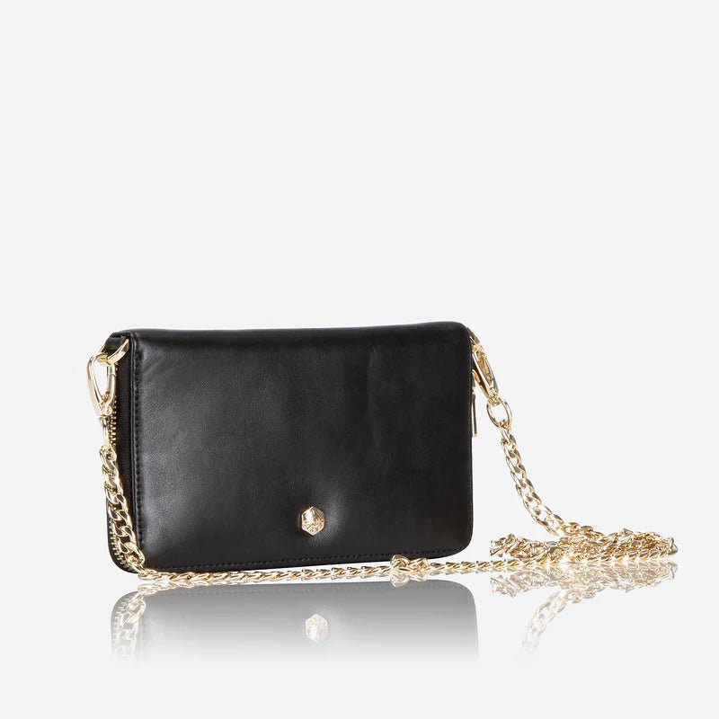 Jekyll and Hide Paris Chain Purse | Black - iBags - Luggage & Leather Bags