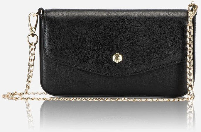 Jekyll and Hide Paris Clutch Bag | Black - iBags - Luggage & Leather Bags