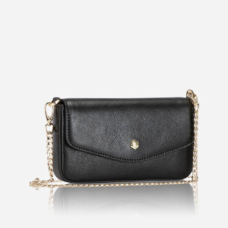 Jekyll and Hide Paris Clutch Bag | Black - iBags - Luggage & Leather Bags