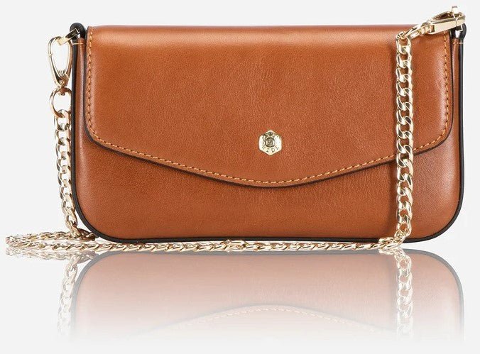 Jekyll and Hide Paris Clutch Bag | Tan - iBags - Luggage & Leather Bags