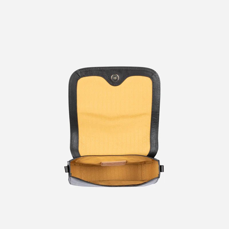 Jekyll and Hide Paris Saddle Bag | Black - iBags - Luggage & Leather Bags