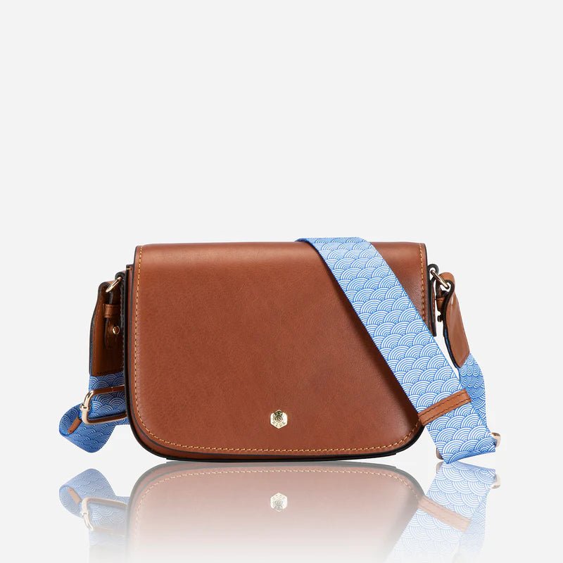 Jekyll and Hide Paris Saddle Bag | Tan - iBags - Luggage & Leather Bags