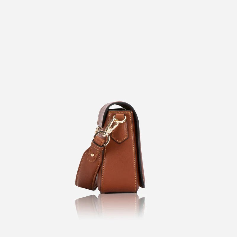 Jekyll and Hide Paris Saddle Bag | Tan - iBags - Luggage & Leather Bags