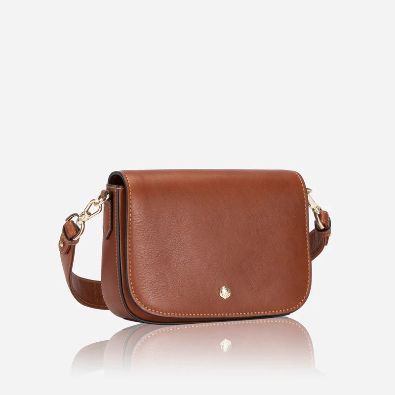 Jekyll and Hide Paris Saddle Bag | Tan - iBags - Luggage & Leather Bags